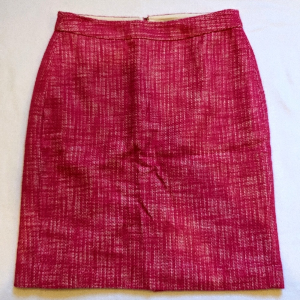 Banana Republic pink/cream Tweed skirt